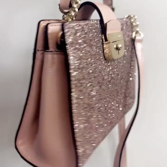 KATE SPADE NY GLITTER CROSSBODY BEAUTIFUL PRE LOVED CONDITION - Picture 2 of 9